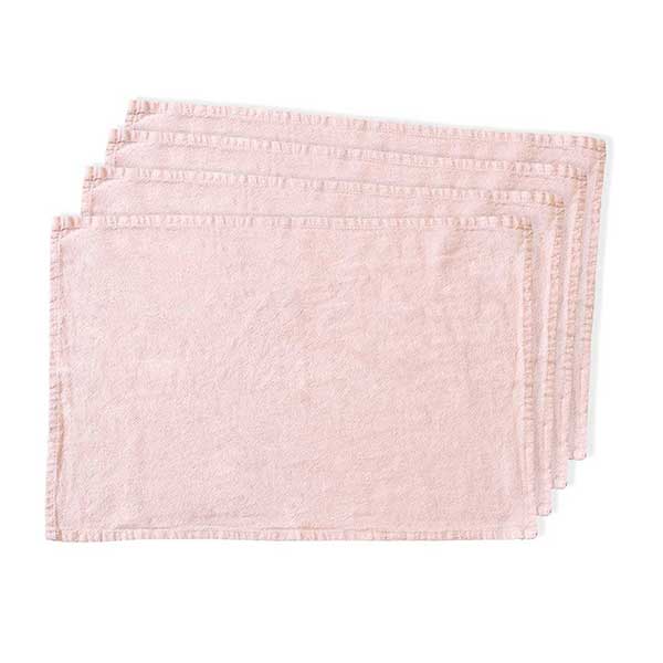 Pembe Amerikan Servis 45X30Cm - 4 Lü Set - 1