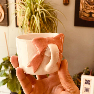 Pembe Fiyonklu Kupa - TepeHome