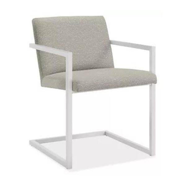 Pendle Sandalye Gri Kumaş-Beyaz Ayak - 1