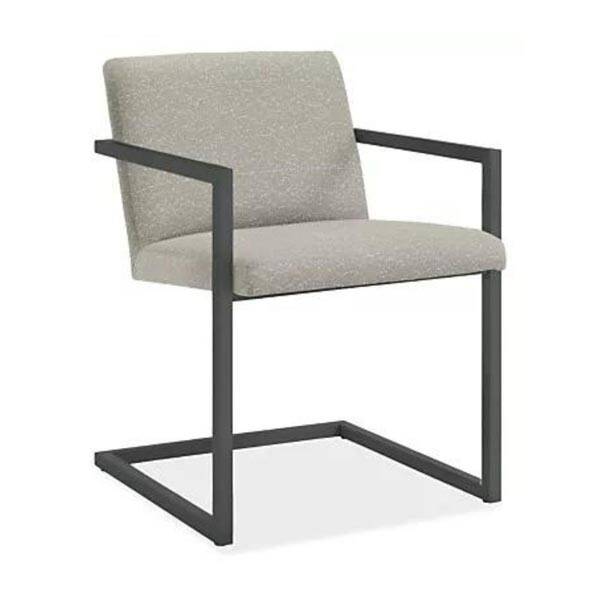 Pendle Sandalye Gri Kumaş-Siyah Ayak - 1