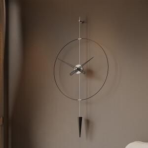 Pendulumplus60Silver Duvar Saati - TepeHome