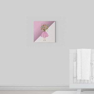 Pink Flowers Kanvas Tablo - TepeHome (1)