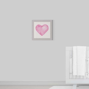 Pink Heart Kanvas Tablo - 2