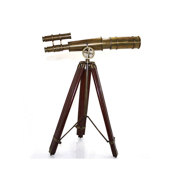 Pirinç Tripodlu Teleskop Kahve 90X45 - 1