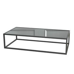 Potrica Orta Sehpa, Siyah Ayak Ayna Tabl - TepeHome