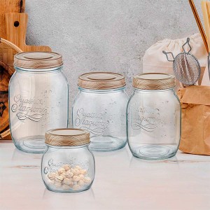 Quatrio Cam Kavanoz 9 Cm- 260 Ml - TepeHome