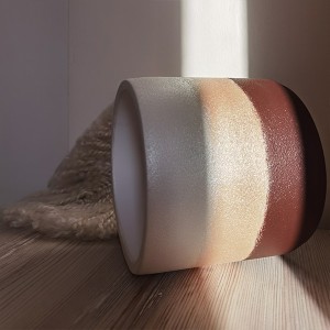 Ribbon Dekoratif Beton Saksı - TepeHome (1)