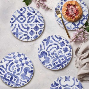 Riviera Pasta Tabağı 6 Lı Set - 19 Cm - TepeHome