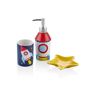 Rocket Banyo Seti 3 Parça - TepeHome