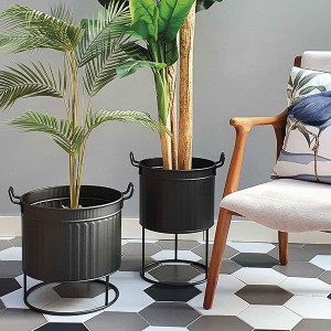 Saksı 46 x 32 Cm Siyah - TepeHome (1)