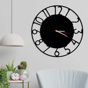 Salcedo Metal Duvar Saati 70x70 - TepeHome