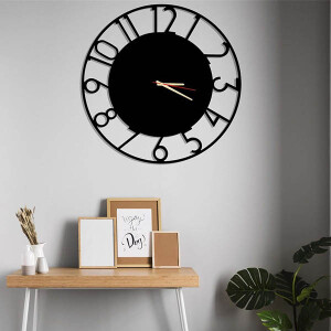 Salcedo Metal Duvar Saati 60x60 - TepeHome (1)
