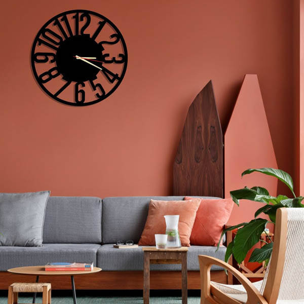 Salcedo Metal Duvar Saati 60x60 - 4