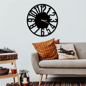 Salcedo Metal Duvar Saati 60x60 - TepeHome (1)