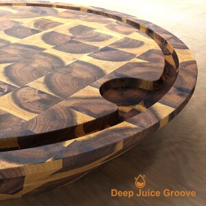 Samuraı Akasya Kesme Tahtası Golden Teak - TepeHome (1)