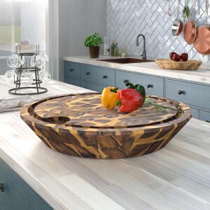 Samuraı Akasya Kesme Tahtası Golden Teak - TepeHome