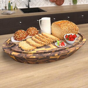 Samuraı Akasya Kesme Tahtası Golden Teak - TepeHome