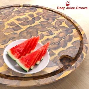 Samuraı Akasya Kesme Tahtası Golden Teak - TepeHome (1)