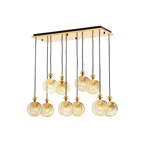 Av-4317-S30X85 Sarı Modern Avize 85X30 - 1