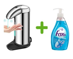 TepeHome - Sensörlü Sıvı Sabunluk-400Ml Sıvı Sabun