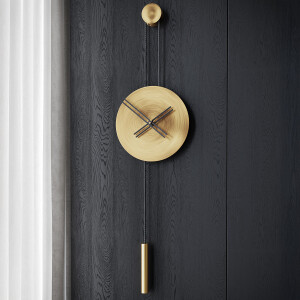 Serenity30Antikgold Duvar Saati - TepeHome