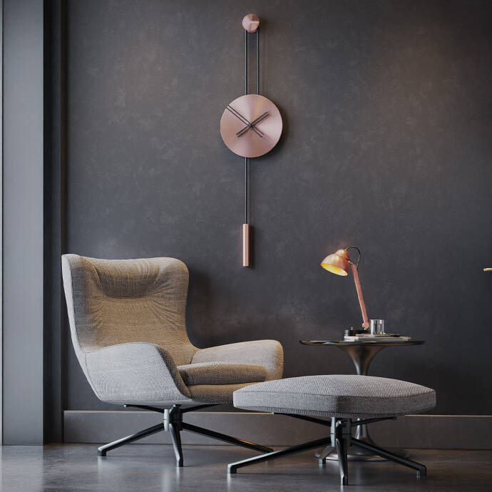 Serenity30Rosegold Duvar Saati - 2