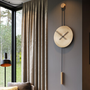 Serenity45Antikgold Duvar Saati - TepeHome (1)