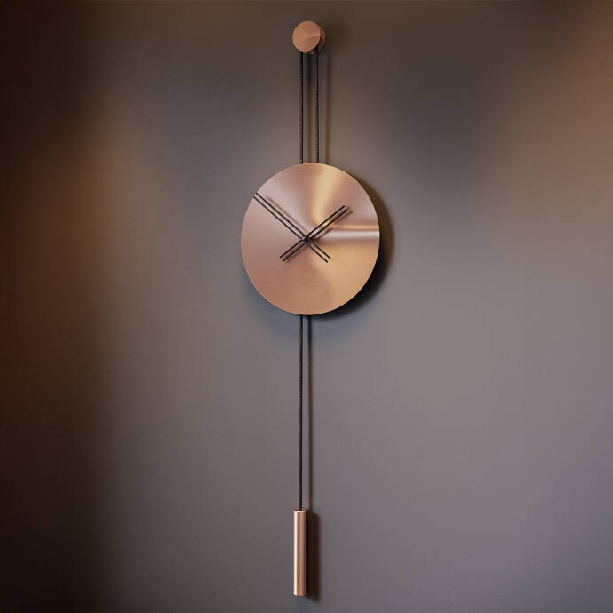 Serenity45Rosegold Duvar Saati - 1