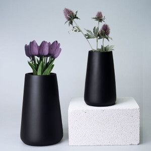 Simple Küçük Vazo Siyah - TepeHome (1)