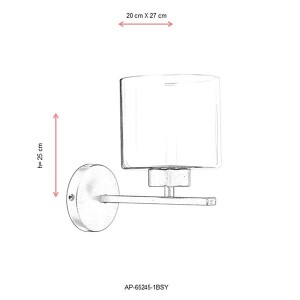 Ap-65245-1Bsy Siyah Aplik 20X27 - TepeHome (1)