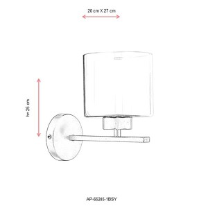 AP-65245-1BSY Siyah Aplik 20x27 - TepeHome (1)