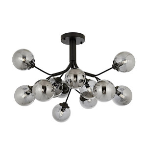 Av-4286-12Bsy Siyah Modern Avize - TepeHome
