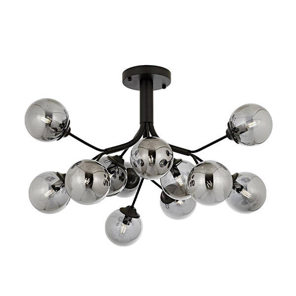 Av-4286-12Bsy Siyah Modern Avize - 1