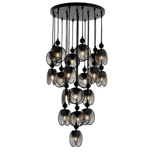 Av-4317-19Bsy Siyah Modern Avize - TepeHome