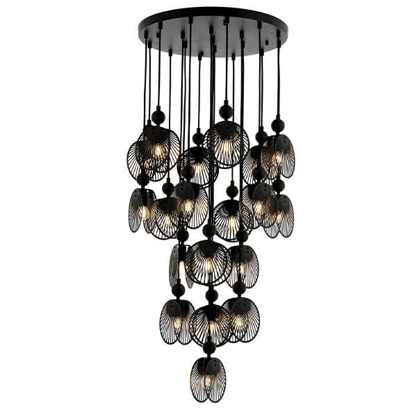 Av-4317-19Bsy Siyah Modern Avize - 1