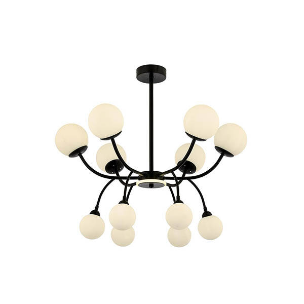 Av-1894-12Bsy Siyah Modern Avize - 1