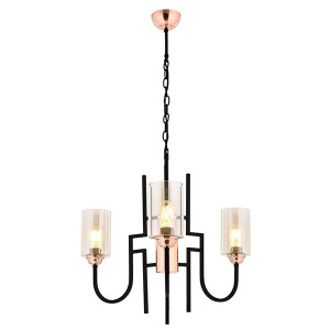 Av-4163-3Bsy Siyah Modern Avize - TepeHome