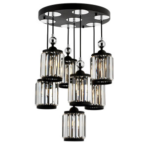Av-4318-7T-Bsy Siyah Modern Avize - TepeHome