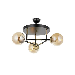 Av-4331-3T-Bsy Siyah Modern Avize - TepeHome