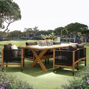 AB02 Masa Sandalye Takımı V0601 Siyahip - TepeHome (1)