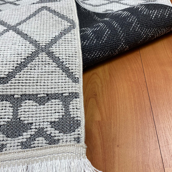 Şönil Dokuma Halı İskandinav Beyaz200x29 - 5