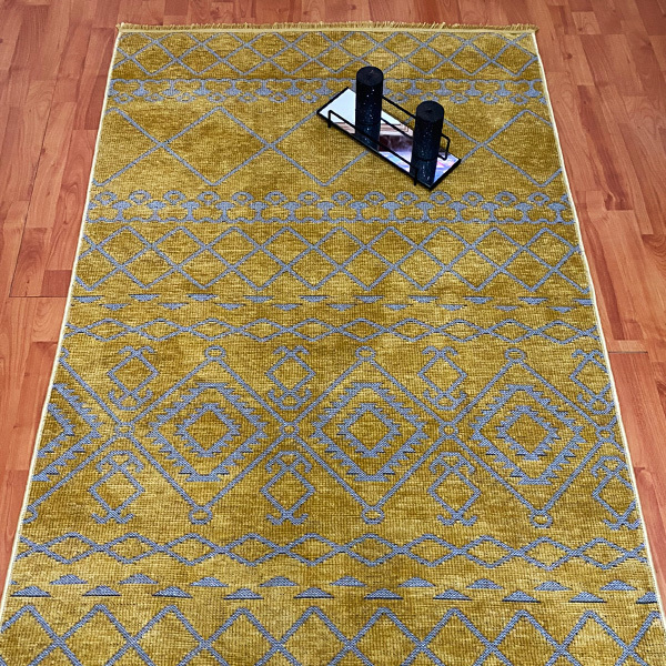 Şönil Dokuma Halı İskandinav Hardal80x20 - 3