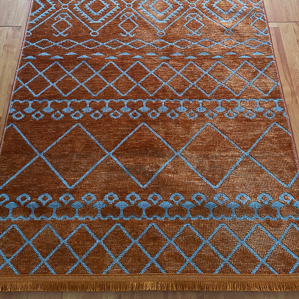 Şönil Dokuma Halı İskandinav Kiremit160x - 2