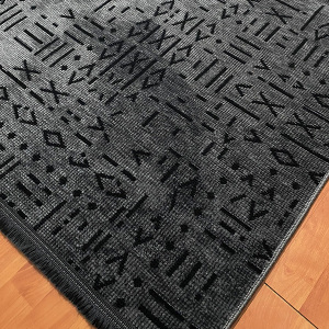 Şönil Dokuma Halı ÇTR Antrasit80x150 - TepeHome