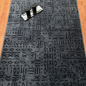 Şönil Dokuma Halı ÇTR Antrasit80x150 - TepeHome (1)