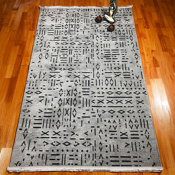 Şönil Dokuma Halı ÇTR Gri200x290 - 3