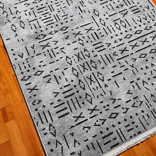 Şönil Dokuma Halı ÇTR Gri200x290 - 4