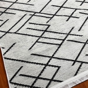 Şönil Dokuma Halı ÇZGL Beyaz160x230 - TepeHome