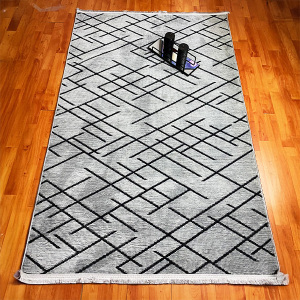 Şönil Dokuma Halı ÇZGL Gri120x180 - TepeHome (1)
