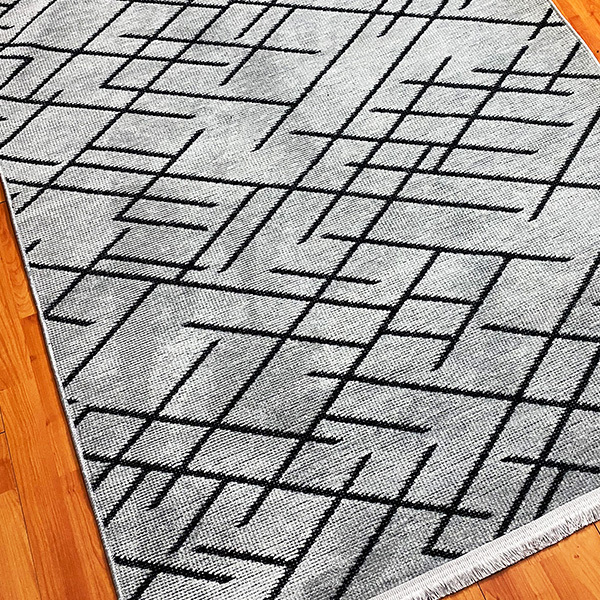 Şönil Dokuma Halı ÇZGL Gri200x290 - 3